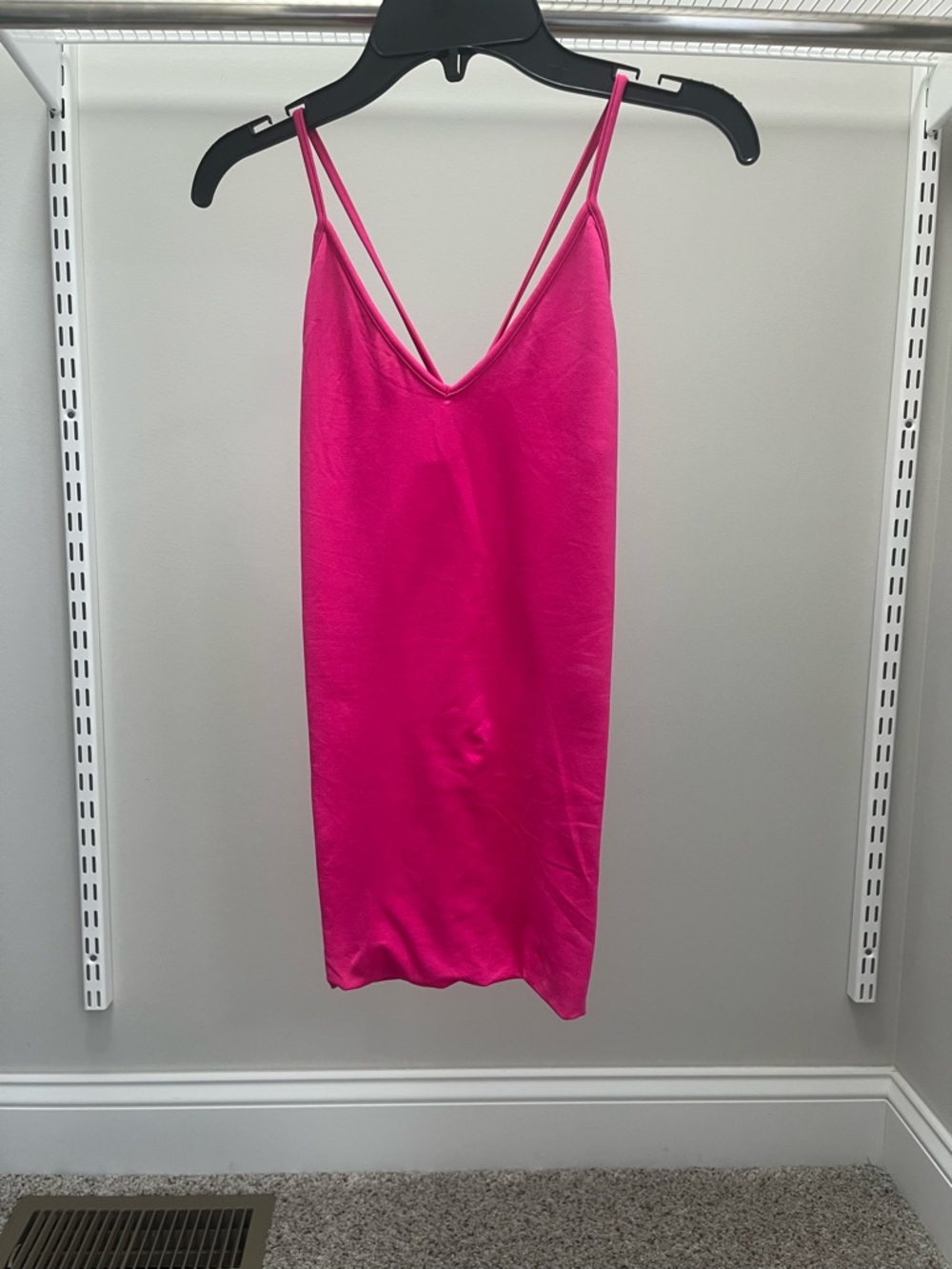 Victoria's Secret Hot Pink Form-Fit Tank